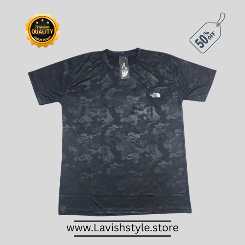 The Nrth Face Dri-Fit T-Shirt – Sleek, Textured & Made to Perform