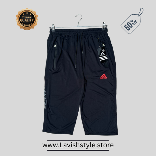 A-d-i-d-a-s Black Casual Sports Shorts – Everyday Comfort, Iconic Style