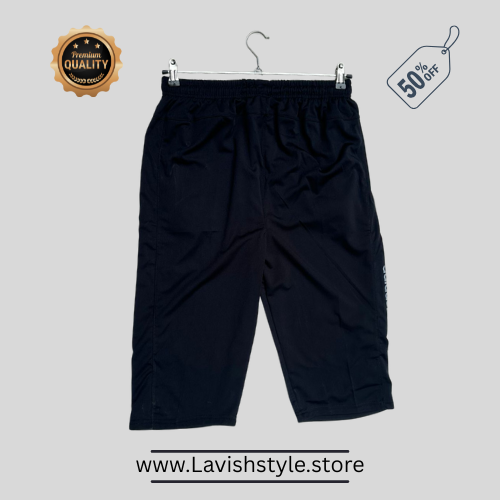A-d-i-d-a-s Black Casual Sports Shorts – Everyday Comfort, Iconic Style