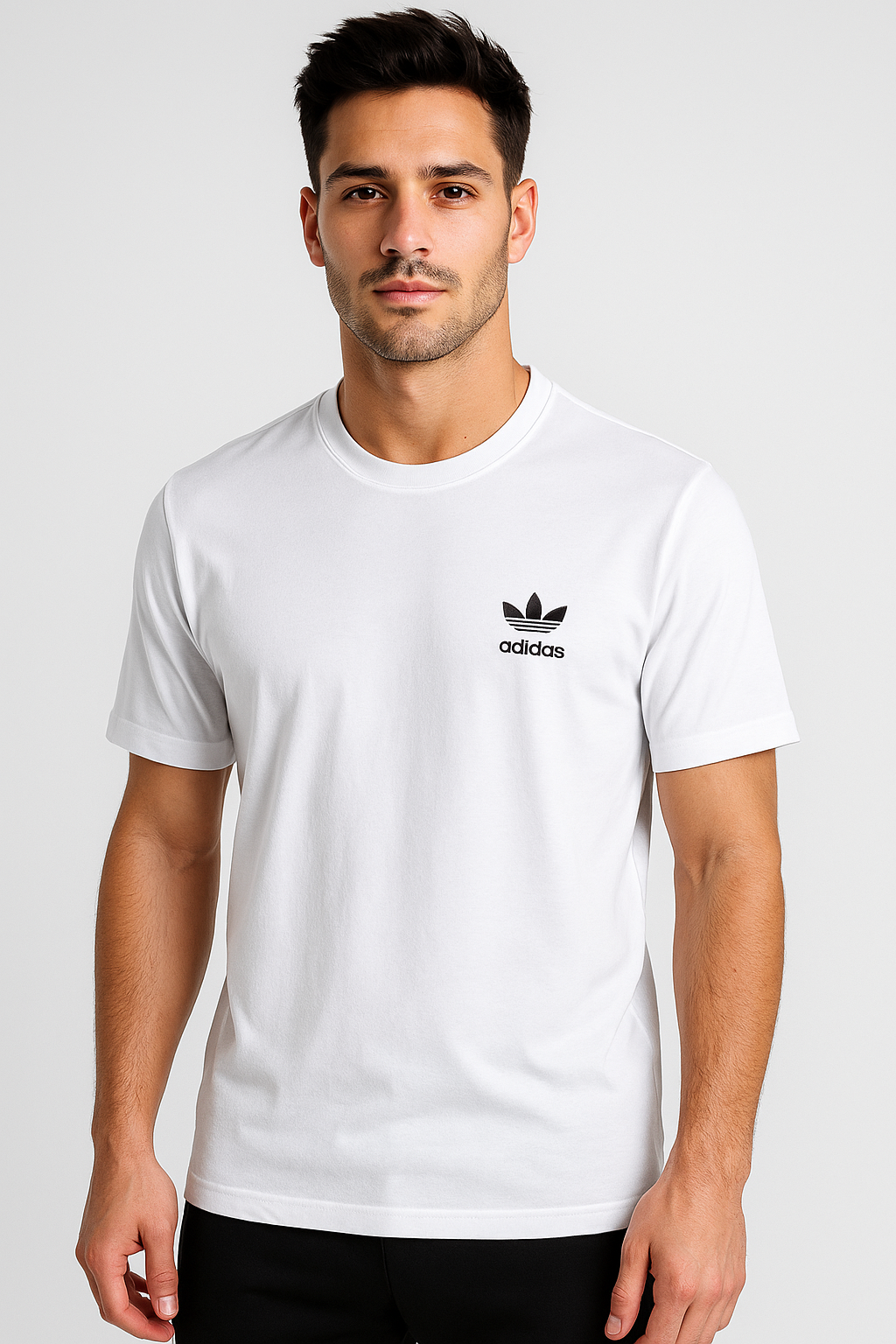A-d-i-d-a-s imported White Dri-Fit T-Shirt β Performance & Style Combined