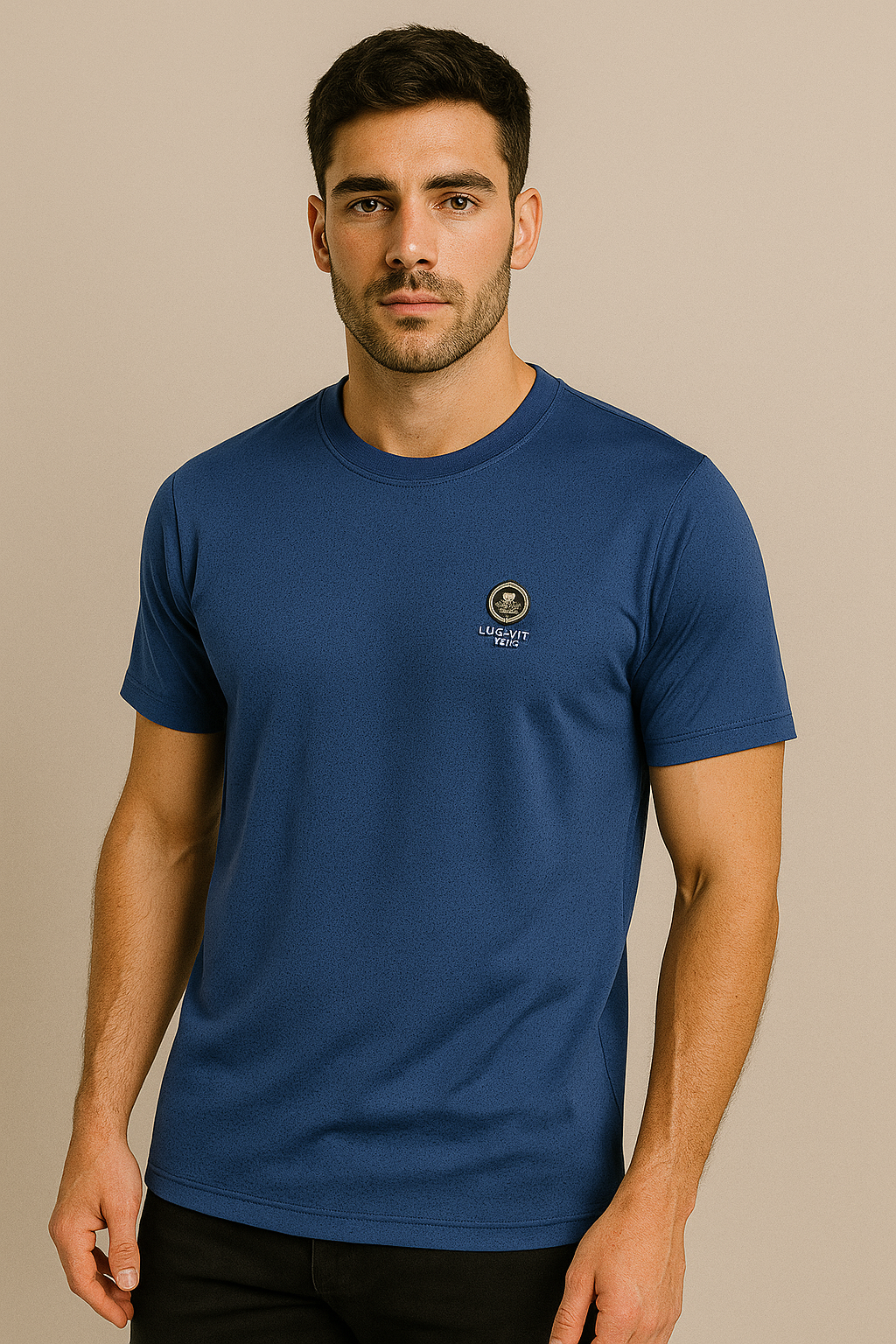 Navy Blue Mesh Dri-Fit T-Shirt – Cool, Comfortable & Athletic