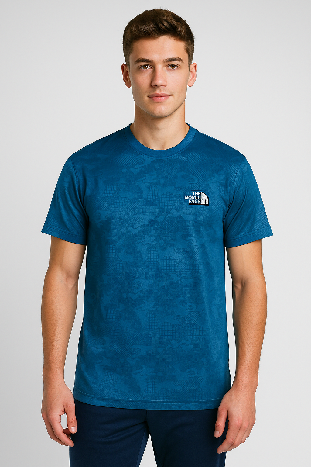 The Nrth Face Men’s Active Blue Graphic Tee