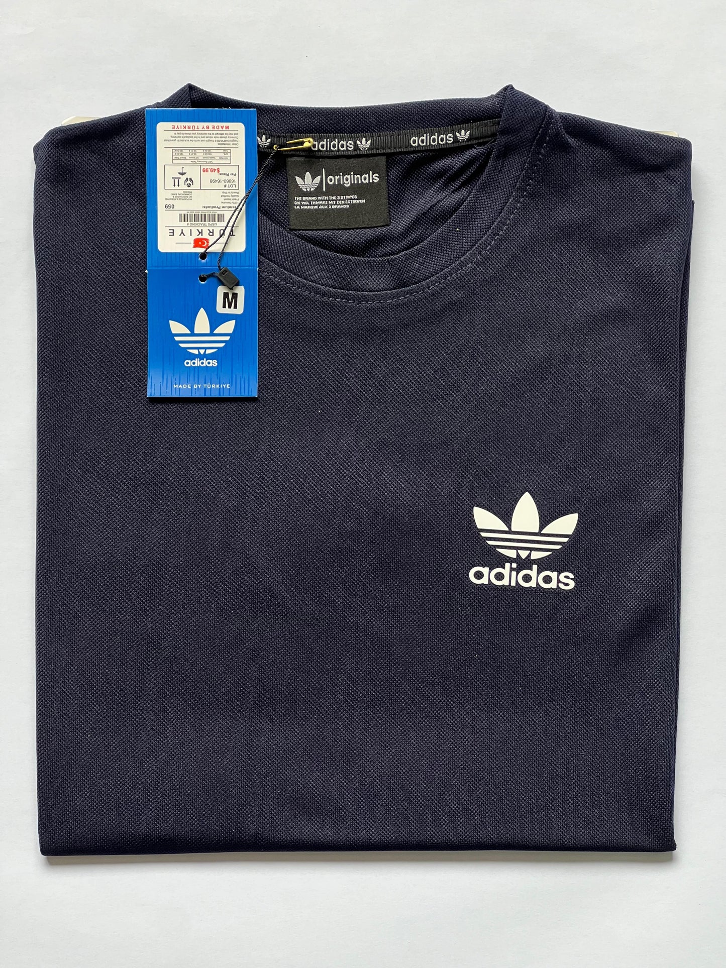 A-d-i-d-a-s imported Navy Blue Dri-Fit T-Shirt
