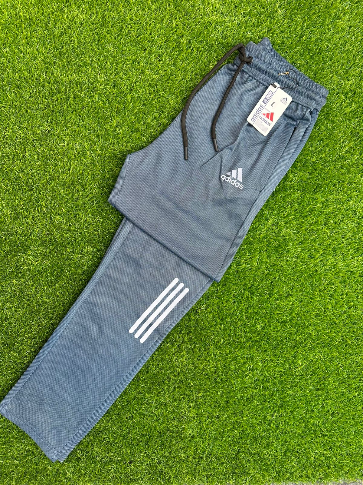 A-d-i-d-a-s Dri-FIT light Blue shade Joggers – Built for Athletes.