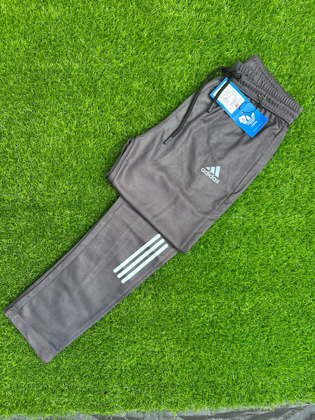 A-d-i-d-a-s Dri-FIT Grey Joggers