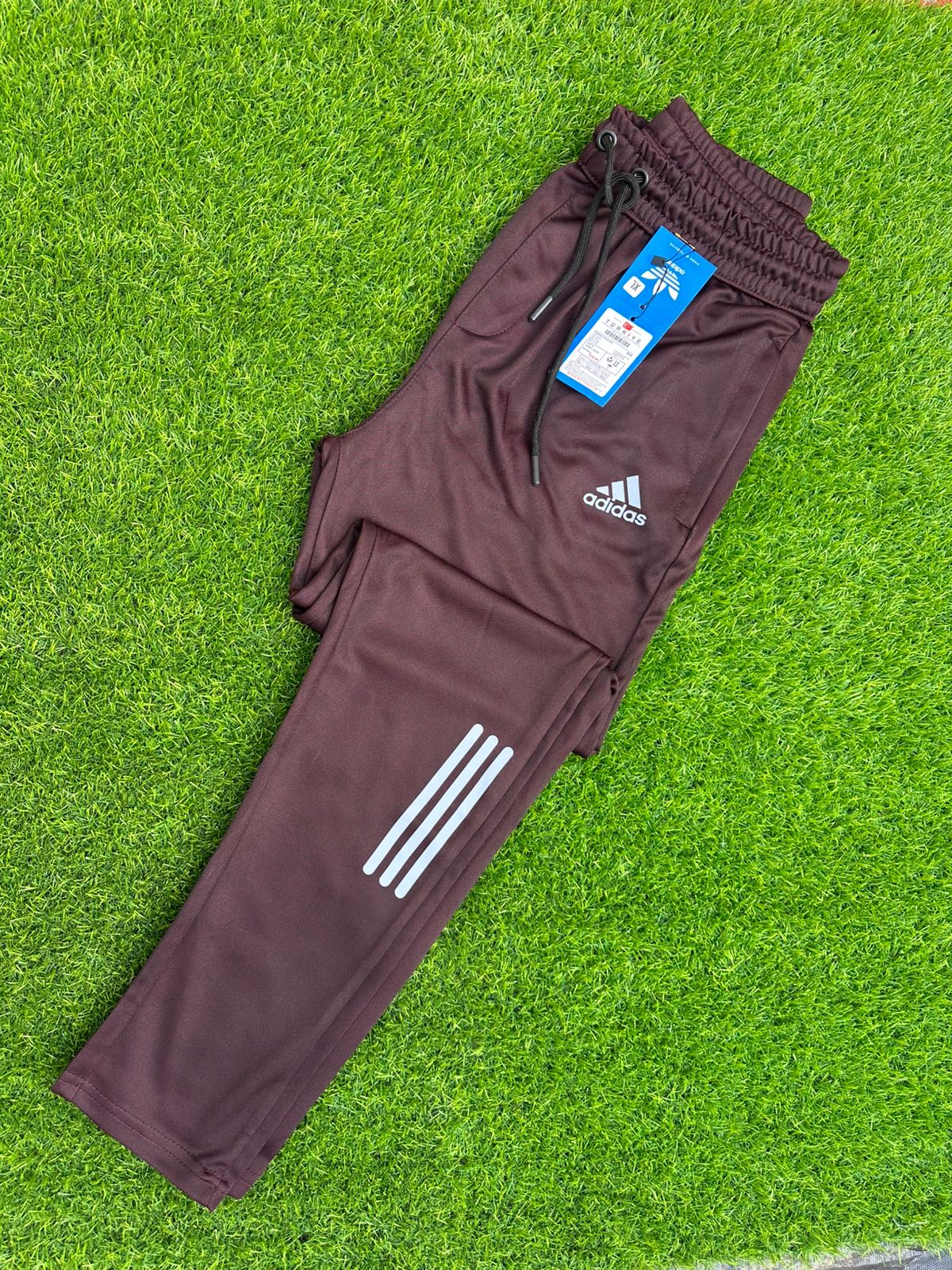 A-d-i-d-a-s Dri-FIT Maroon Joggers