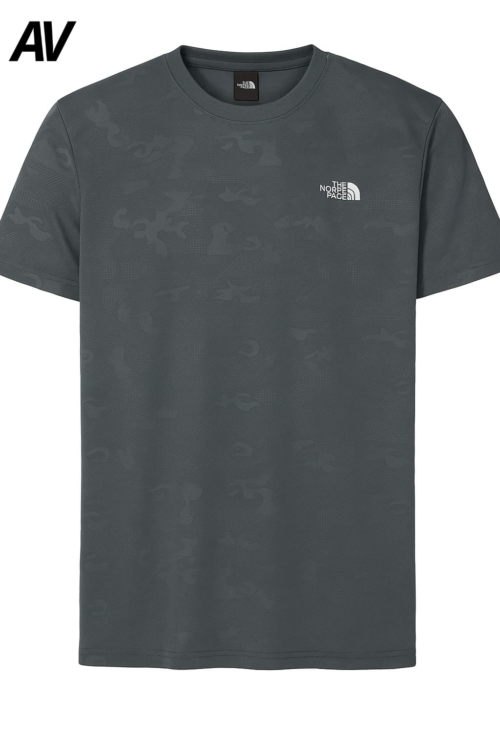 The Nrth Face Men’s Earth-Tone Grey Performance Tee