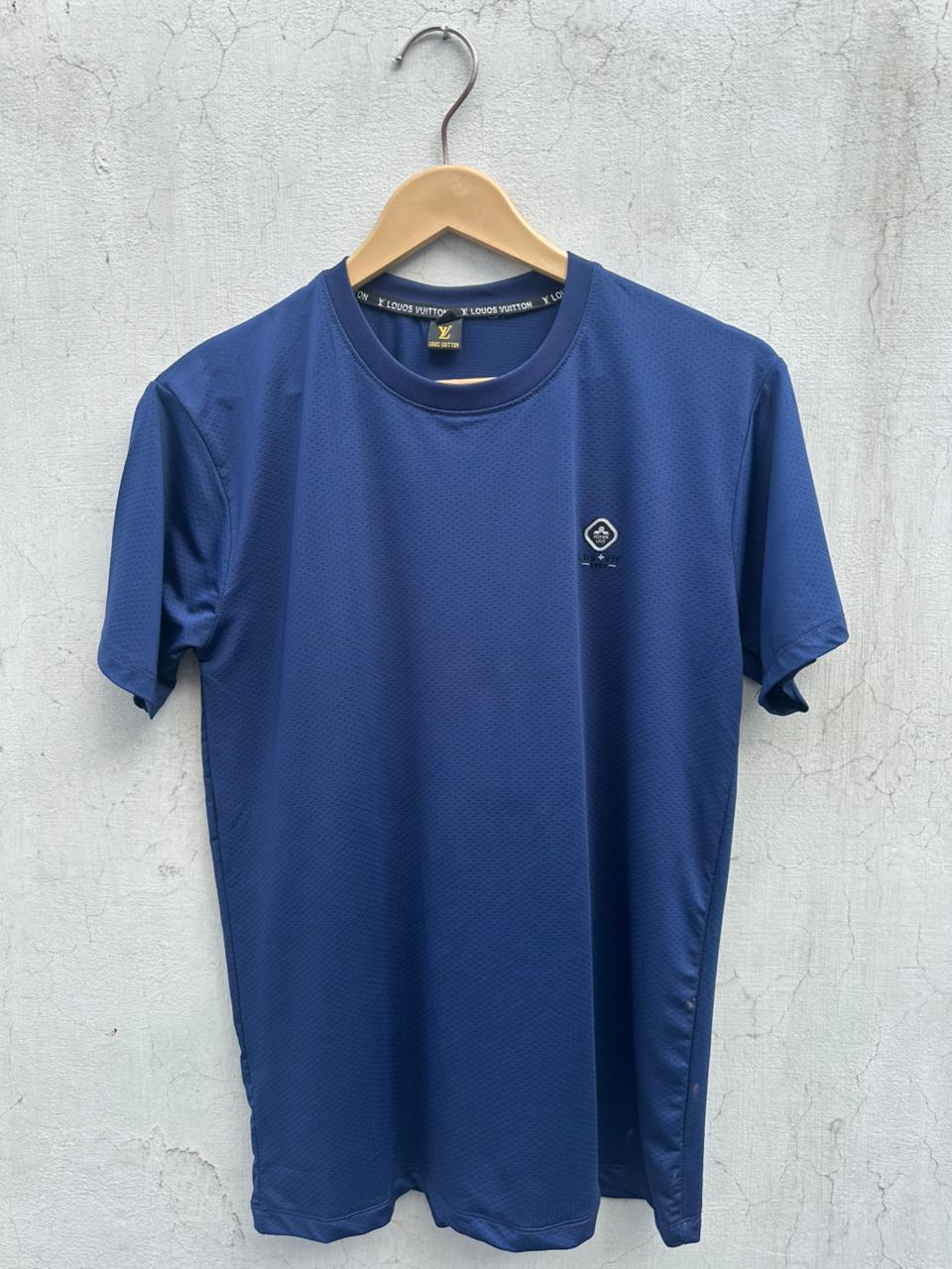 Navy Blue Mesh Dri-Fit T-Shirt – Cool, Comfortable & Athletic