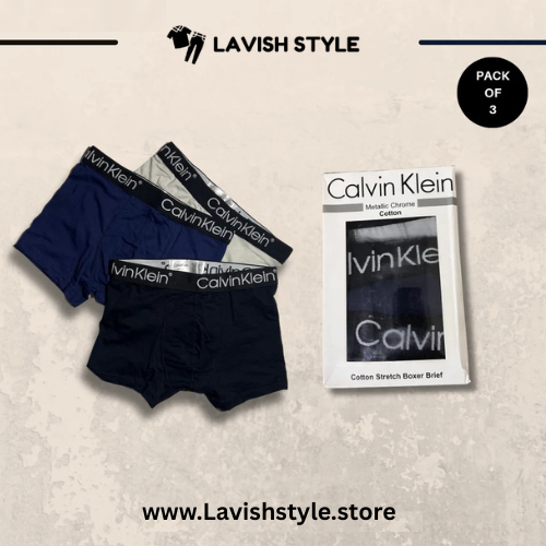C-a-l-v-i-n K-l-e-i-n Branded Boxer (Pack Of 3)
