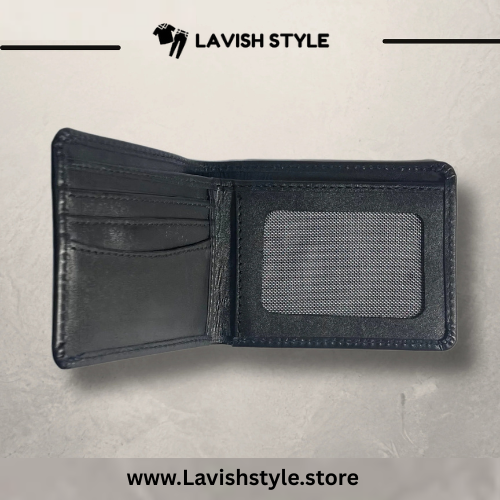 Classic Leather Wallet – Black