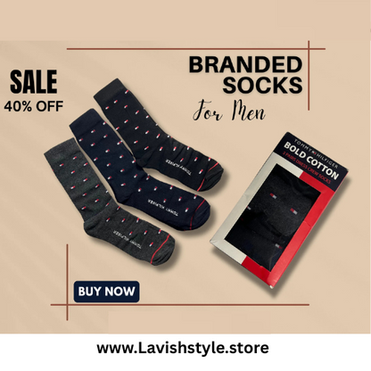 LS Branded T-o-m-m-y H-i-l-f-i-g-e-r Full Socks (Pack of 3)