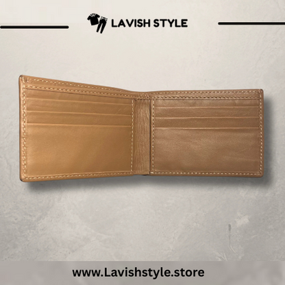 Classic Leather Wallet – Caramel Tan