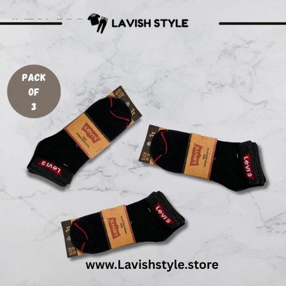 Lavish Style branded L-e-v-i-s Bundle (Vest, Boxer and Socks)