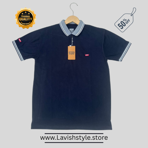 Levi's Polo T-Shirt navy Blue – Premium Comfort &amp; Style