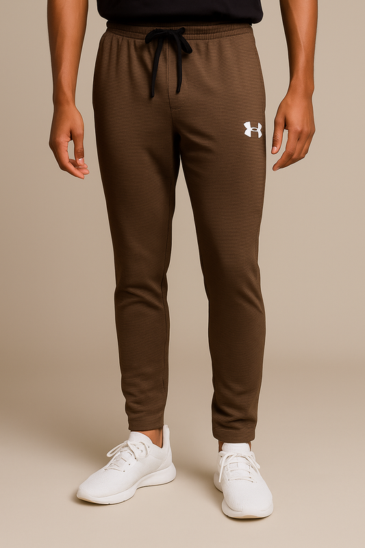 Under Armour Brown Colour Workout Joggers – High Performance Fit