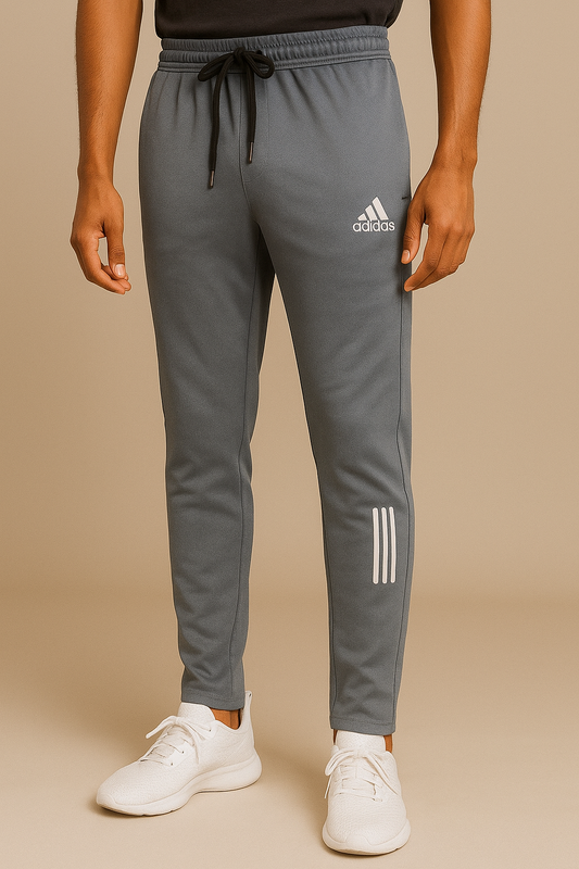 A-d-i-d-a-s Dri-FIT Grey  Joggers