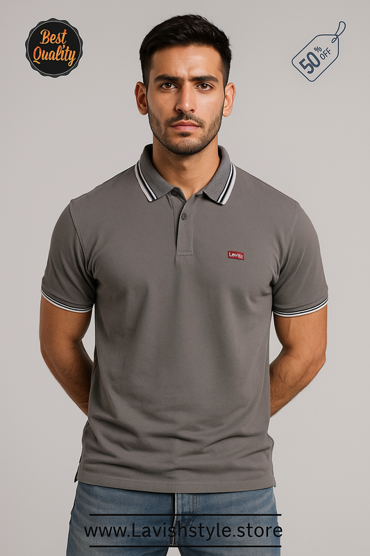 Levi's Polo grey colour T-Shirt – Premium Comfort & Style