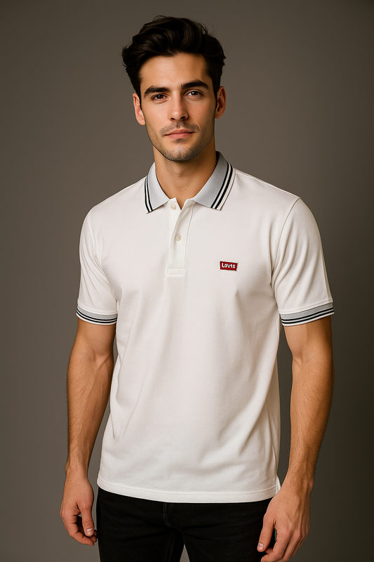 Levi's Polo white colour T-Shirt – Premium Comfort & Style