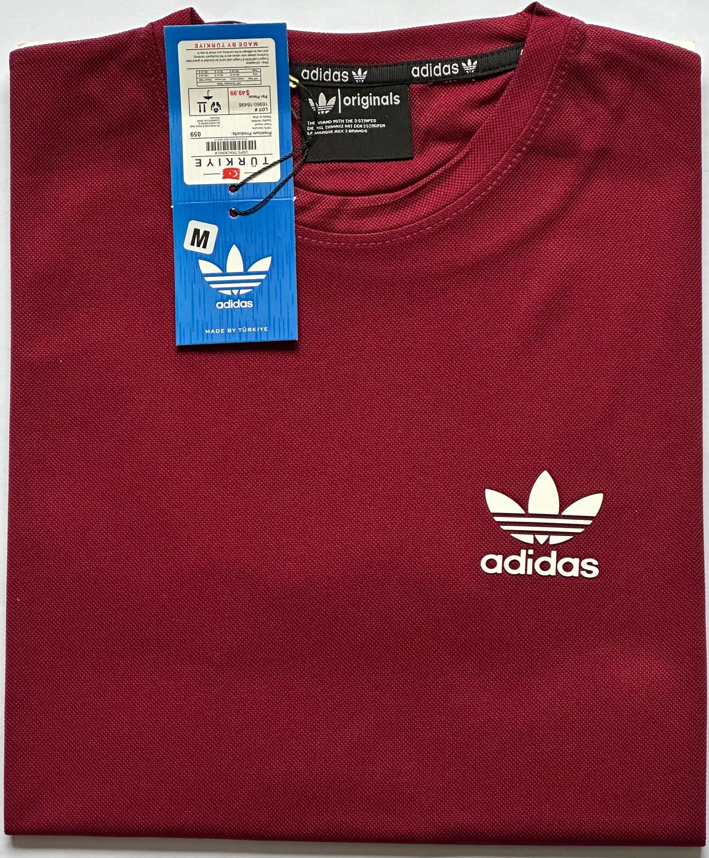 A-d-i-d-a-s imported Maroon Dri-Fit T-Shirt – Performance & Style Combined