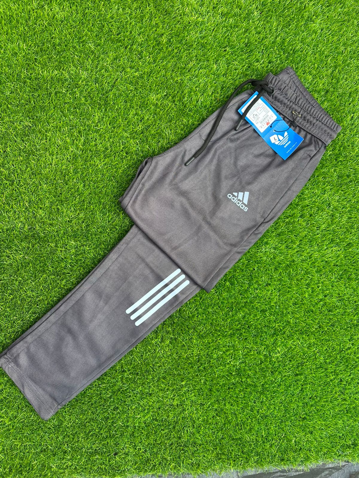 A-d-i-d-a-s Dri-FIT Grey  Joggers