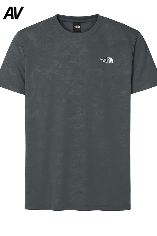 The Nrth Face Men’s Earth-Tone Grey Performance Tee