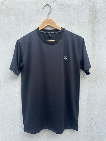 Black Mesh Dri-Fit T-Shirt – Ultra-Flexible & Breathable