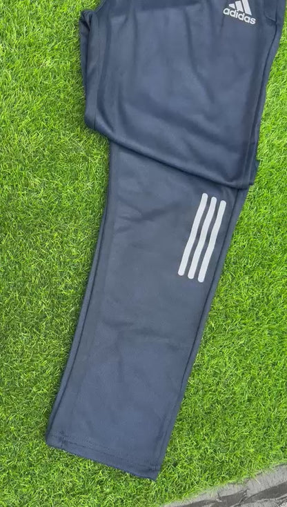 A-d-i-d-a-s Dri-FIT Performance Blue colour Trousers