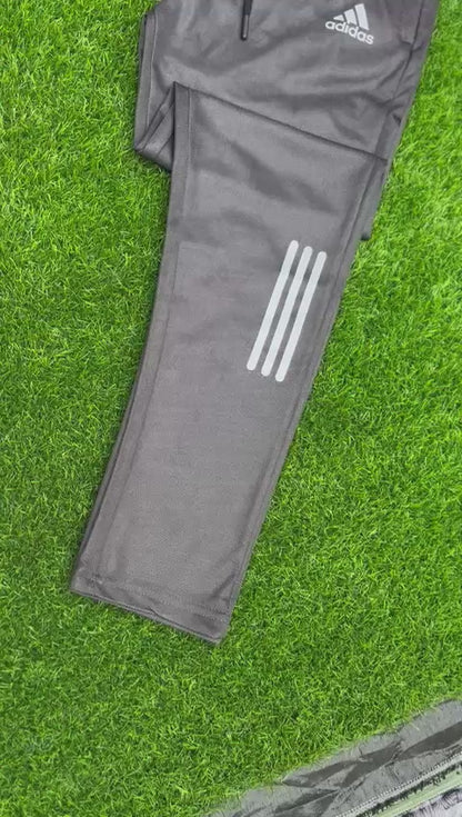A-d-i-d-a-s Dri-FIT Grey  Joggers